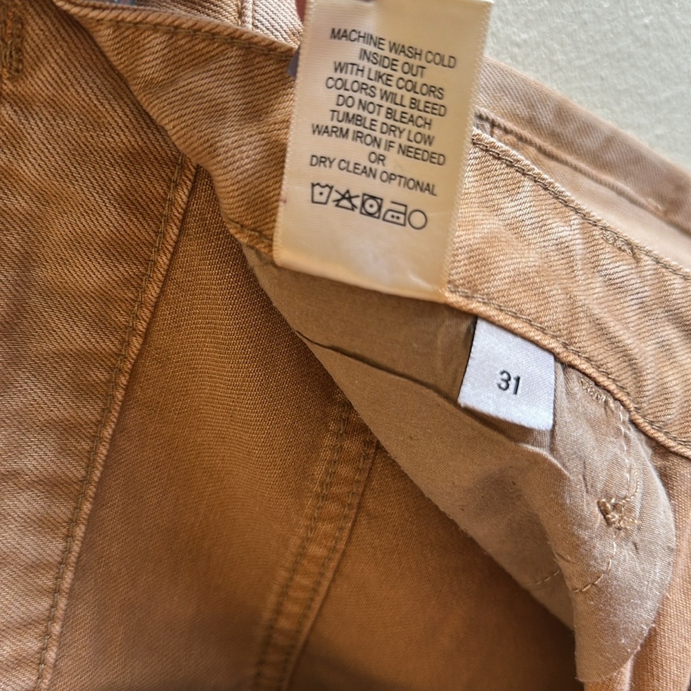 Vervet Josie Crop Flare Jean High Rise Fit Ginger Womens Size 31 - Picture 12 of 15